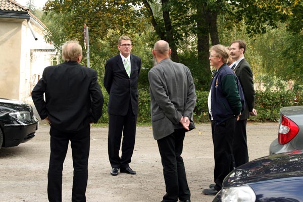 P&auml;&auml;ministeri Vanhasen vierailu Tuorlan observatoriolla 18/09/2006